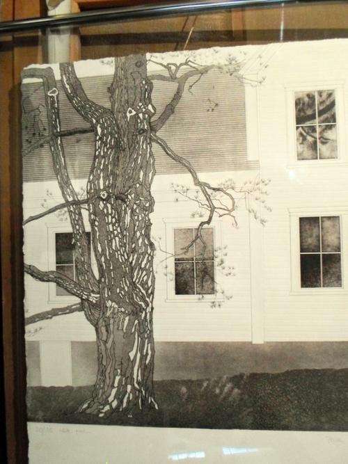 Tessa Beaver - White Pine - A stunning etching!! Bid now!!